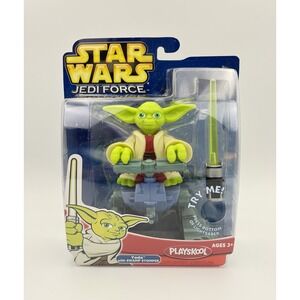 Vintage 2004 Star Wars Jedi Force Yoda With Swamp Stomper Hasbro Playskool New